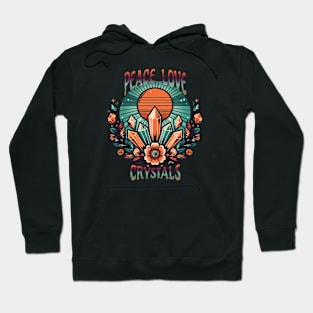 Peace, Love Crystals Hoodie